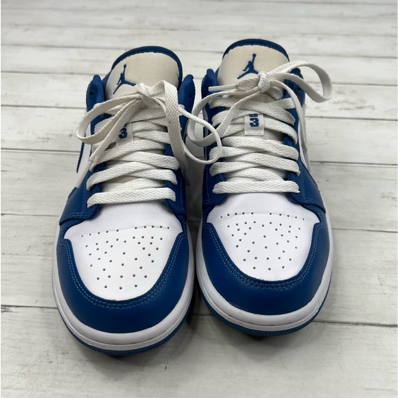 Jordan 1 Low Women’s Size 8.5 ‘Marina Blue’ Shoes [DC0774-114] - Picture 7 of 11